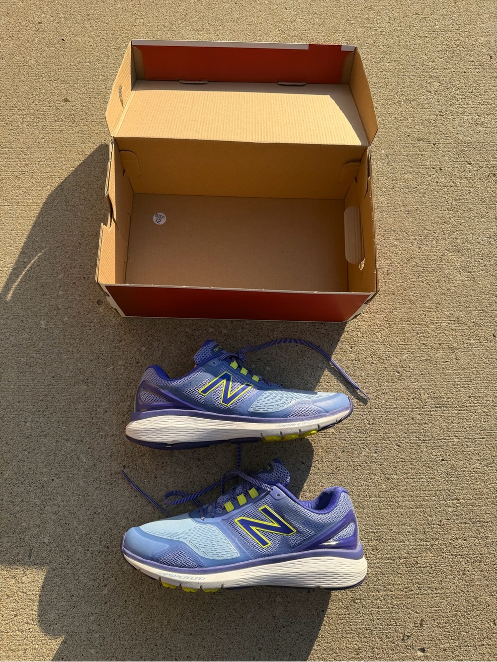 New Balance Women’s Size 10 Narrow - New Balance 1865 Purple Blue Neon Yellow